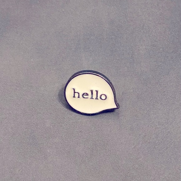 Jewelry | Speech Bubble Enamel Pin Allows You To Make Any Other Pin ...